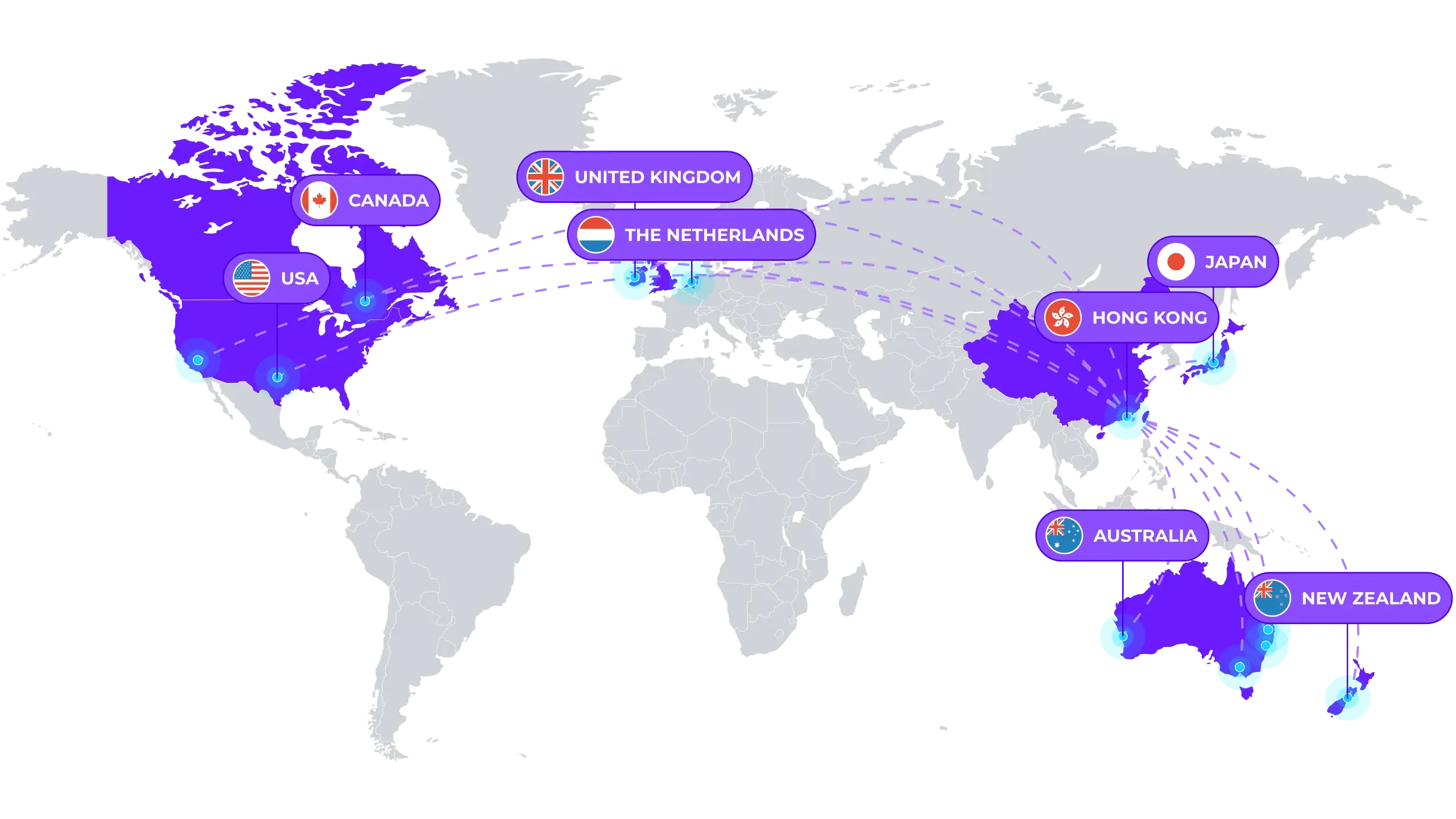 Grow globally across an international delivery trade lane network